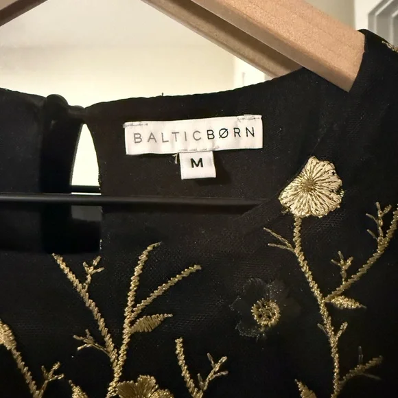 Baltic Born Navy and Gold Maxi Dress - Picture 3 of 10